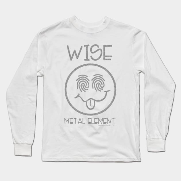 The Wise Metal Element Long Sleeve T-Shirt by SherringenergyTeez